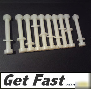 10 nylon screw sets M10 nut, washer & bolt 80MM