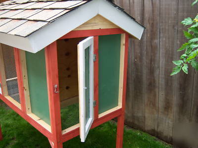 Beautiful hand made custom prof rabbit hutch / barn~wow