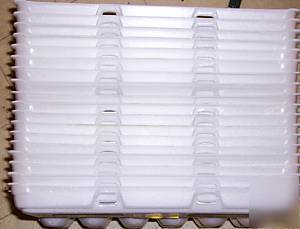 Lot of 50 white styrofoam egg cartons/used once/dozen/l