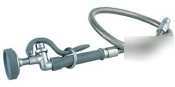 Tands brass pre-rinse spray w/ flexible s/s hose