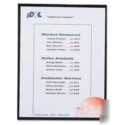 New magnetic cubicle keepers&reg, clear polypropylen...