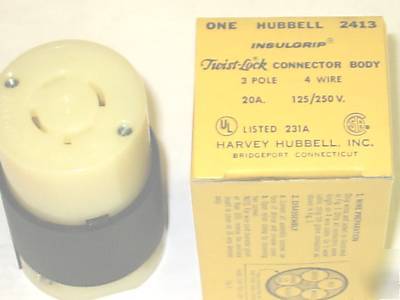  L14-20R hubbell 20A 3P 4W cord end HBL2413 L14-20C 