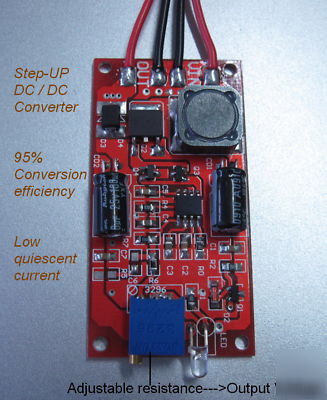 Step up dc converter voltage regulator 18V power supply