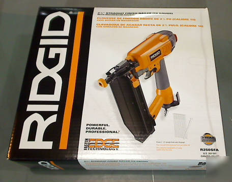 New ridgid tool company R250SFA straight finish nailer *