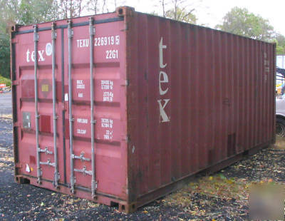 20' storage container shipping cargo conex sea box shed