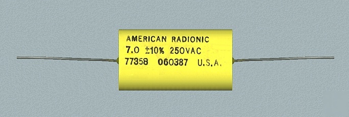 Lot (150) 0.47 uf 50V mylar caps w extra long leads