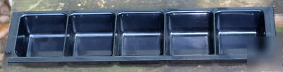 Cash drawer with insert and solenoid operation