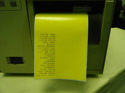 Sato bar code printer m-8400 tested w/power cable