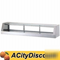 New turbo air 4 ft sushi display case no refrigeration